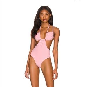 Weworewhat NEW WITH TAGS pink swimsuit